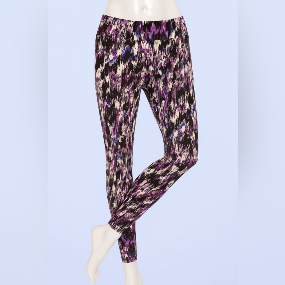 Stylish Women's Purple Patterned Pants